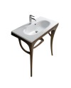GALASSIA ERGO LAVABO CON ESTRUCTURA EN MADERA