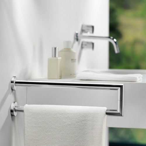 Toallero lateral doble colección Kubic de Cosmic | Terracerámica