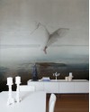 INKIOSTRO BIANCO THE WHITE SKY PAPEL DECORATIVO VINILICO