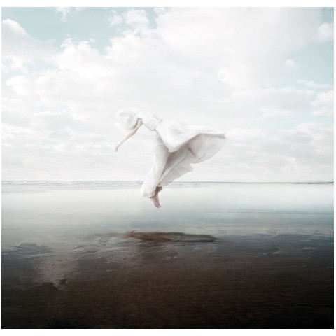 INKIOSTRO BIANCO THE WHITE SKY PAPEL DECORATIVO VINILICO