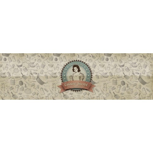 INKIOSTRO BIANCO CUISINE SUCREE PAPEL DECORATIVO VINILICO