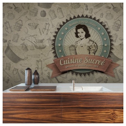 INKIOSTRO BIANCO CUISINE SUCREE PAPEL DECORATIVO VINILICO