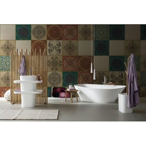 INKIOSTRO BIANCO TEXTILES PAPEL DECORATIVO VINILICO