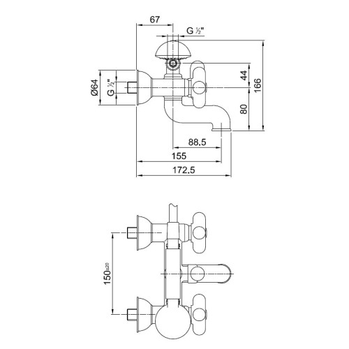 FANTINI I BALOCCHI GRIFO BAÑERA (VARIOS ACABADOS)