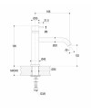 RITMONIO DIAMETRO 35 INOX GRIFO LAVABO (VARIOS ACABADOS)