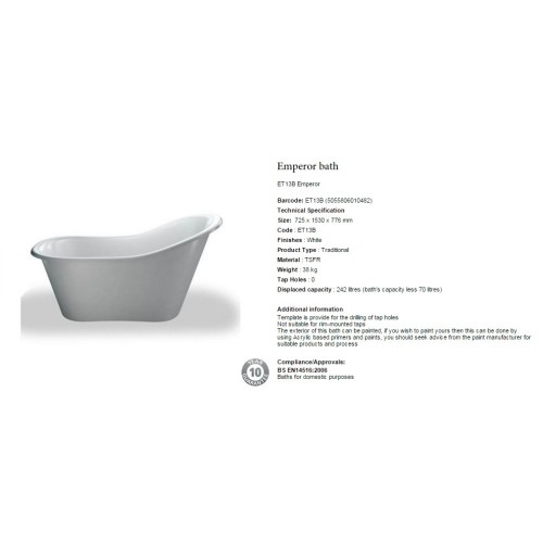 bañera-burlington-admiral-terra-ceramica