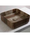 Shui Comfort es un lavabo cuadrado de colores de Cielo | Terracerámica
