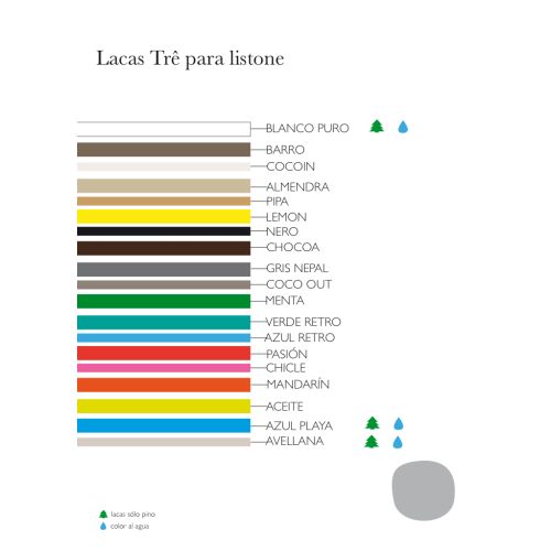 PANEL DECORATIVO TRE DESIGN / LISTONE COLORE