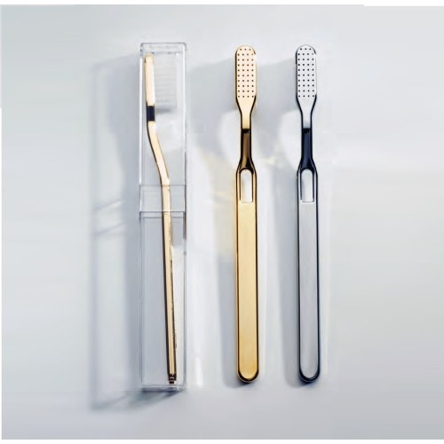 Cepillo de dientes en oro o cromo de Decor Walther | Terraceramica