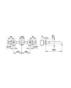 FANTINI ICONA DECO BATERÍA LAVABO A PARED (VARIOS ACABADOS)