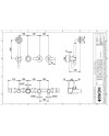 FANTINI ICONA DECO BATERÍA BAÑO/DUCHA EMPOTRADA (VARIOS ACABADOS)