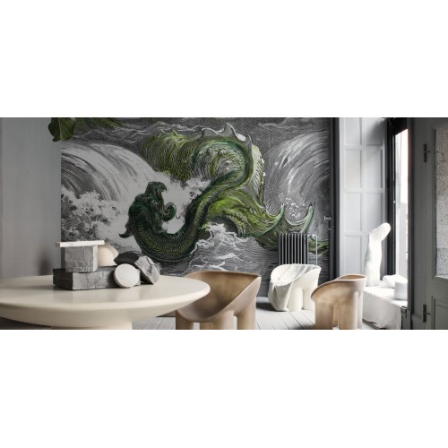 INKIOSTRO BIANCO DRAGON PAPEL DECORATIVO VINILICO
