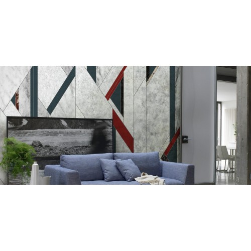 INKIOSTRO BIANCO FRACTURE PAPEL DECORATIVO VINILICO
