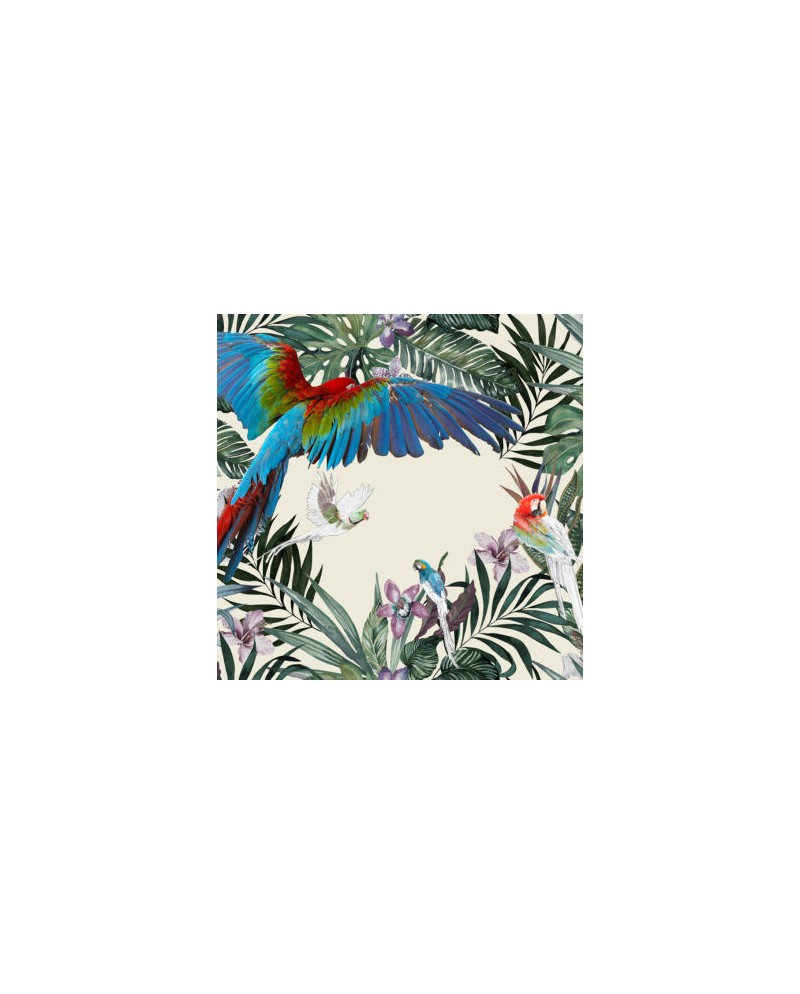 INKIOSTRO BIANCO PARROTS PAPEL DECORATIVO VINILICO INKIOSTRO BIANCO PARROTS PAPEL DECORATIVO VINILICO