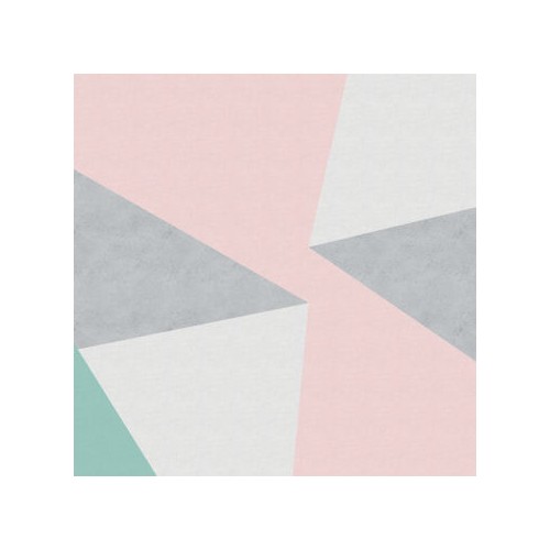 INKIOSTRO BIANCO POLYGONS PAPEL DECORATIVO VINILICO