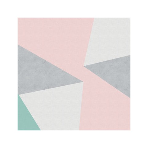 INKIOSTRO BIANCO POLYGONS PAPEL DECORATIVO VINILICO