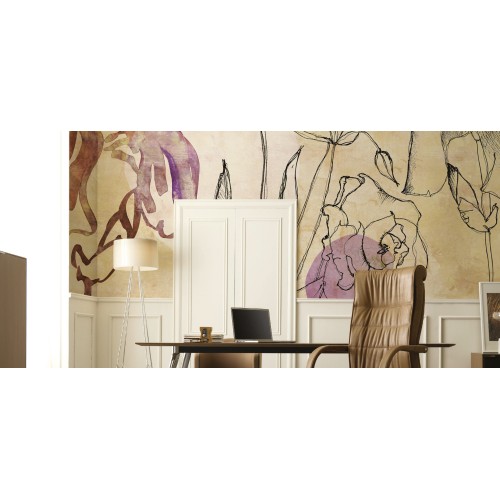 INKIOSTRO BIANCO JARDIN DE VENT PAPEL DECORATIVO VINILICO