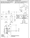 RITMONIO POIS GRIFO LAVABO EMPOTRADO (VARIOS ACABADOS)