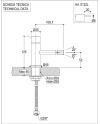 RITMONIO DIAMETRO 35 MEZCLADOR MONOMANDO BIDET (VARIOS ACABADOS)