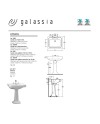 GALASSIA ETHOS LAVABO 71 cm