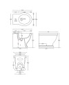 GALASSIA ETHOS BIDET A SUELO (VARIOS COLORES)
