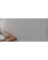 Stripes de Wow son unos azulejos de pasta blanca en 3D | Terracerámica