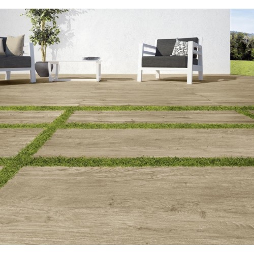Woodliving es un porcelánico imitación madera de Ragno | Terracerámica