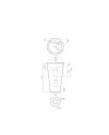 BATHCO LAVABO PEDESTAL ROMA