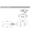 PAFFONI LIGHT EXCLUSIVE GRIFO LAVABO EMPOTRADO (VARIOS ACABADOS)