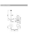 PAFFONI LIGHT EXCLUSIVE GRIFO LAVABO EMPOTRADO (VARIOS ACABADOS)