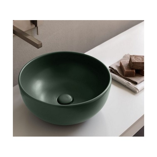 Shui Comfort es un lavabo redondo de colores de Cielo | Terracerámica
