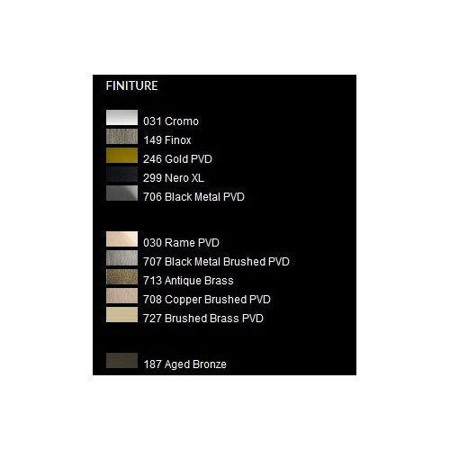 GESSI INCISO MEZCLADOR DUCHA 2 VÍAS (VARIOS ACABADOS)