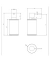 GESSI 316 DOSIFICADOR ENCIMERA (VARIOS ACABADOS)