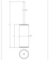 GESSI 316 ESCOBILLERO SUELO (VARIOS ACABADOS)