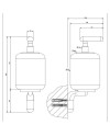 GESSI GOCCIA DOSIFICADOR PARED (VARIOS ACABADOS)