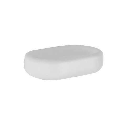 GESSI GOCCIA JABONERA ENCIMERA BLANCA