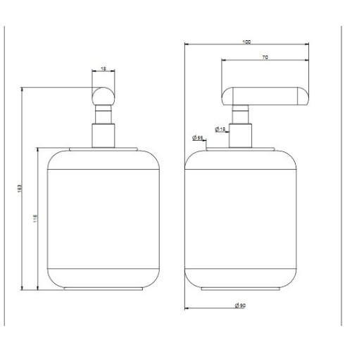 GESSI GOCCIA DOSIFICADOR ENCIMERA (VARIOS ACABADOS)