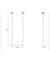GESSI GOCCIA TOALLERO DE TECHO 45cm (VARIOS ACABADOS)