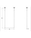 GESSI GOCCIA TOALLERO DE TECHO 60cm (VARIOS ACABADOS)