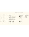 ESTILUZ REVOLTA T-3635 LÁMPARA DE TECHO (VARIOS ACABADOS)
