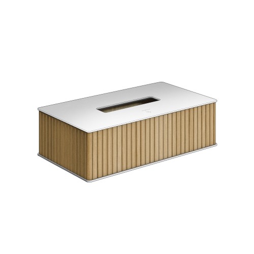 Caja de pañuelos de bambú de Cosmic colección Eda | Terracerámica