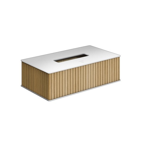 Caja de pañuelos de bambú de Cosmic colección Eda | Terracerámica