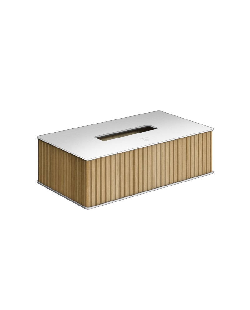 Caja de pañuelos de bambú de Cosmic colección Eda | Terracerámica