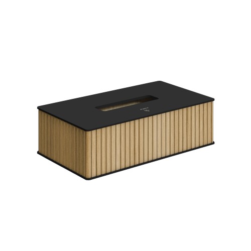 Caja de pañuelos de bambú de Cosmic colección Eda | Terracerámica
