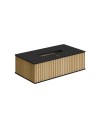 Caja de pañuelos de bambú de Cosmic colección Eda | Terracerámica