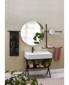 Siwa de Cielo es un lavabo con estructura de acero | Terracerámica