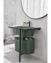 Kyros es un lavabo con estructura de acero de Cielo | Terracerámica