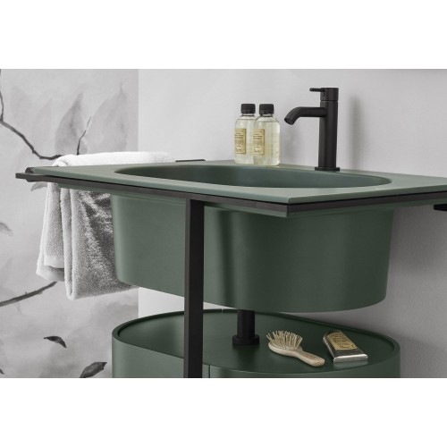 Kyros es un lavabo con estructura de acero de Cielo | Terracerámica