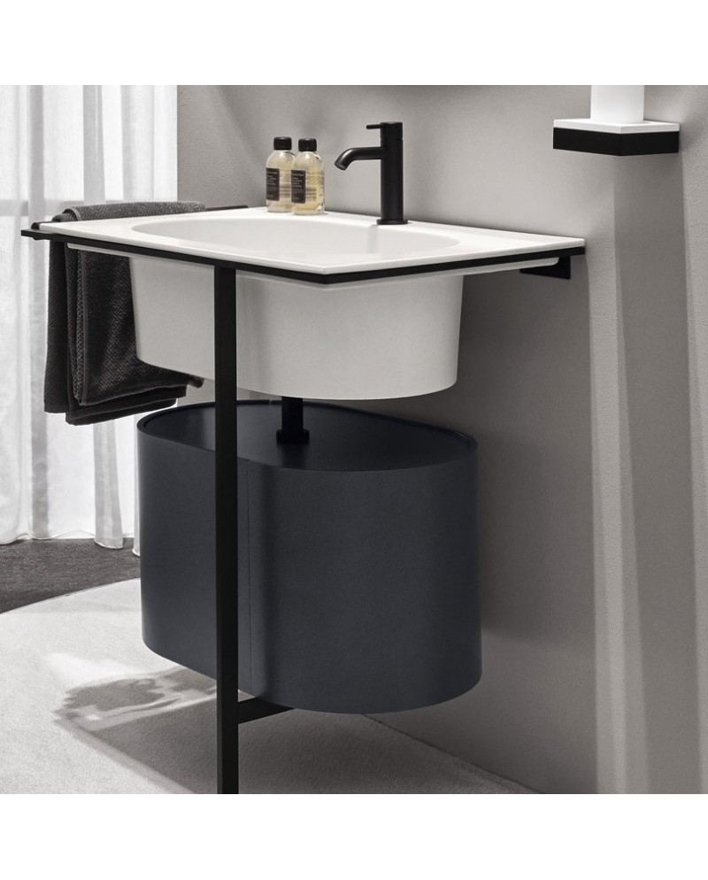 Kyros es un lavabo con estructura de acero de Cielo | Terracerámica Kyros es un lavabo con estructura de acero de Cielo | Terracerámica