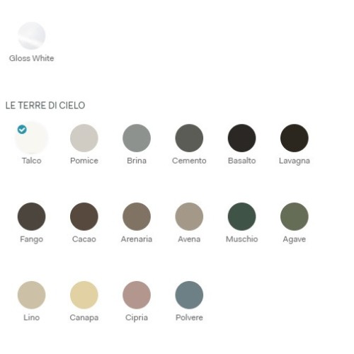 Elle de Cielo es un mueble con lavabo en colores | Terracerámica